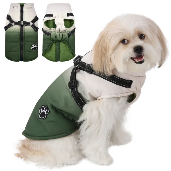 Dog Jacket With Harness